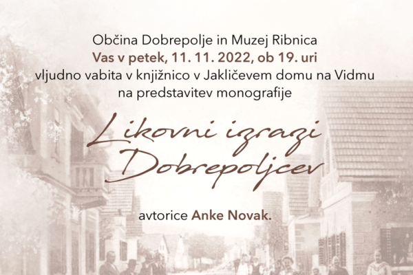 Likovni izrazi Dobrepoljcev – predstavitev monografije avtorice Anke Novak