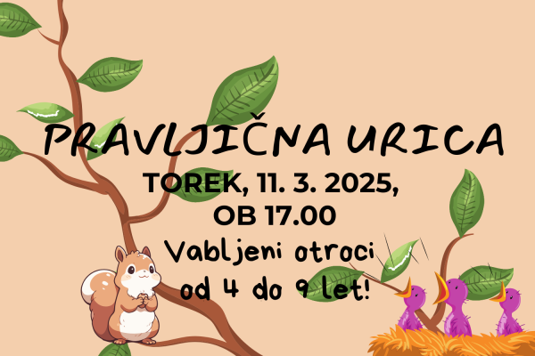 Pravljična urica za otroke od 4 do 9 let (Grosuplje)