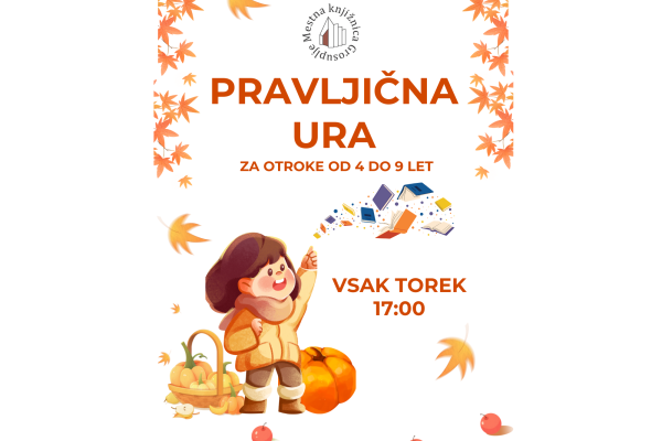 Pravljična ura za otroke, stare od 4 – 9 let (Grosuplje)
