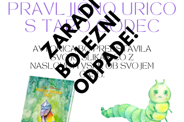 Pravljična urica s Taro Godec, otroci od 4. do 9. leta  ZARADI BOLEZNI ODPADE (Grosuplje)