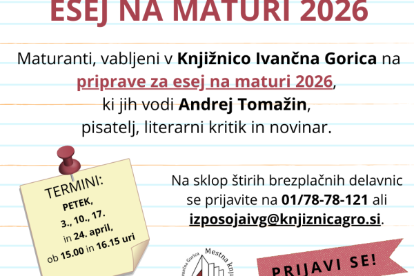 Esej na maturi (Ivančna Gorica)